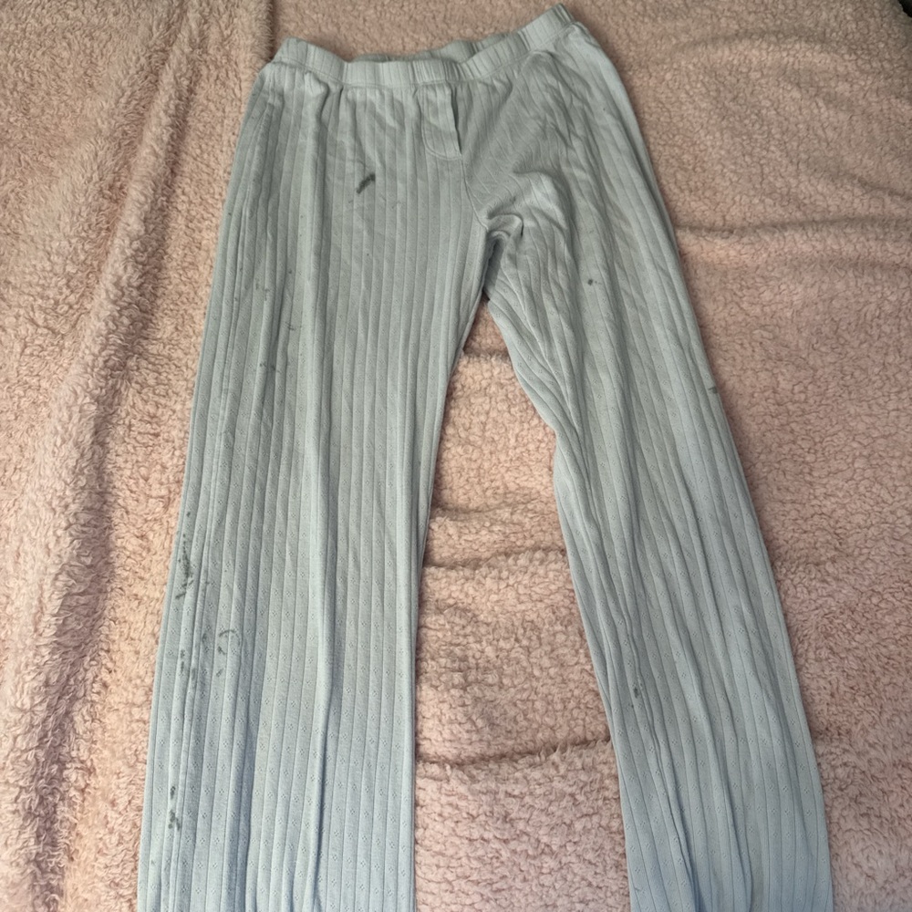 Light Gray Pinstripe Pants